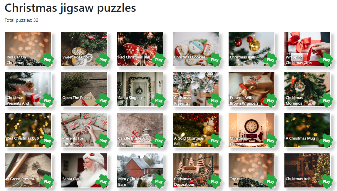 Xmas Puzzles